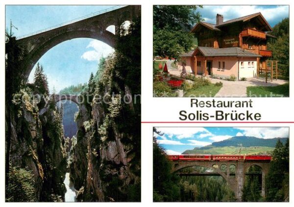 Alvaschein Restaurant Solis-Brücke Schynschlucht E