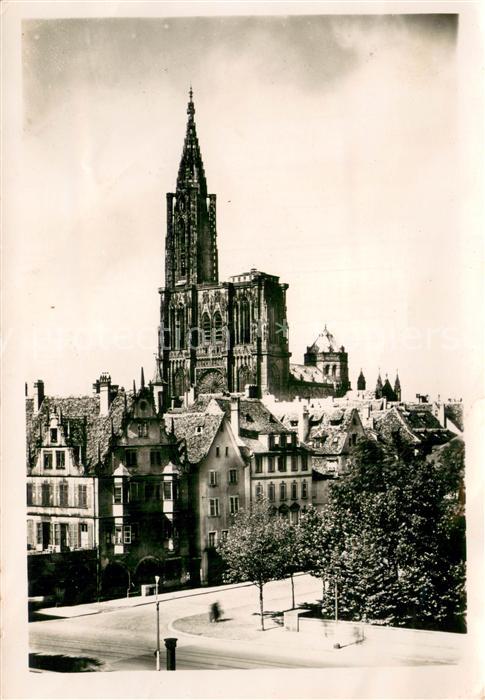 Strassburg Elsass Blick auf das Münster
