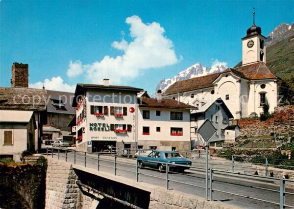 Hospental Hotel Rössli Kirche