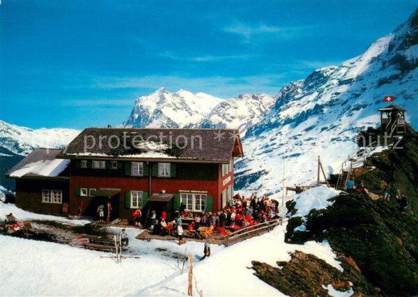 Kleine Scheidegg Interlaken Bergrestaurant Grindelwaldblick Wetterh