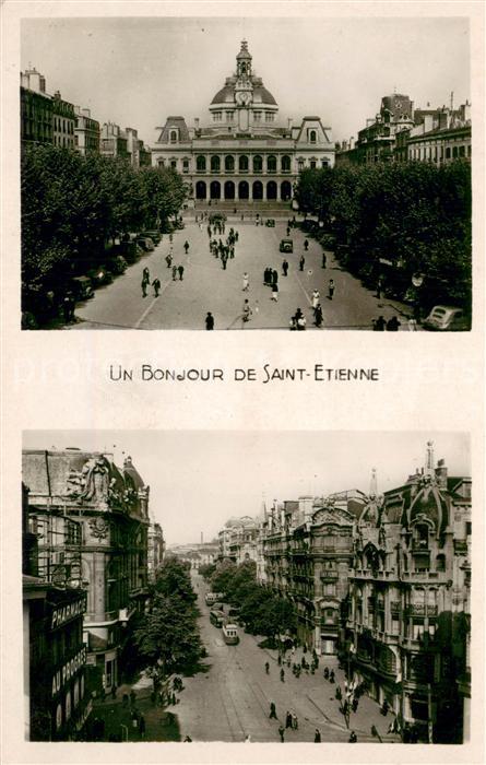 Saint-Etienne 42 Loire Place de l Hôtel de Ville Avenue Maréch