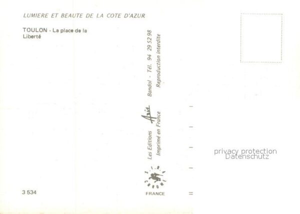 Toulon Var Place de la Liberté – Bild 2