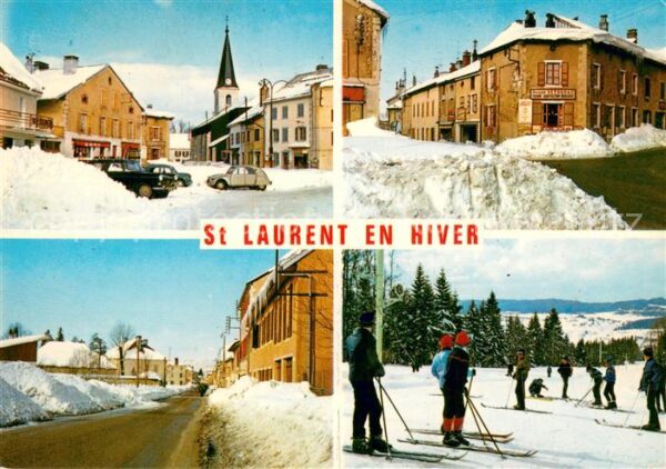 Saint-Laurent-en-Grandvaux Le village en hiver Sports d hiver