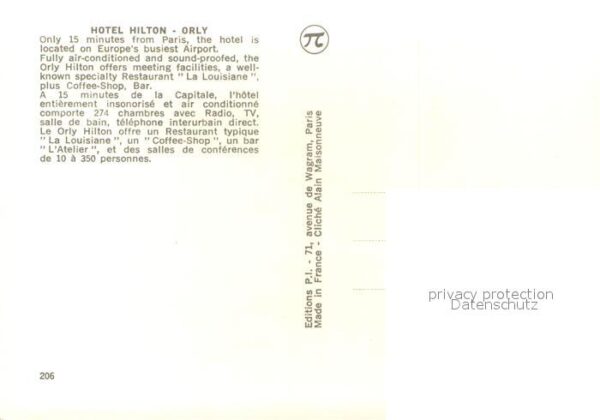 Orly 94 Hilton Hotel – Bild 2