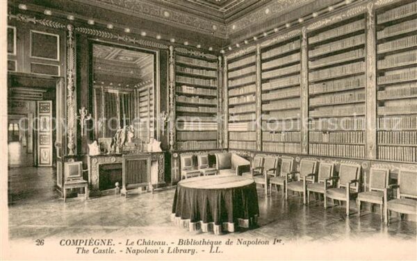 Compiegne 60 Bibliothek Napoleons