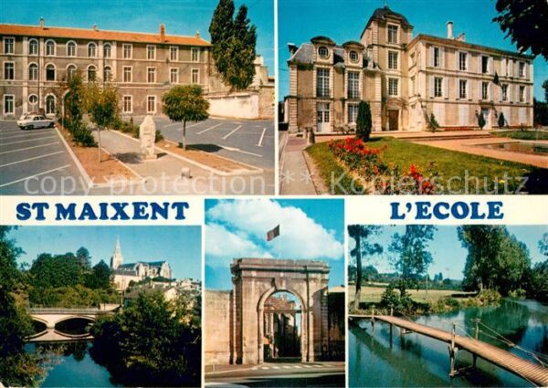 Saint-Maixent-l Ecole Place du Centenaire Hotel de Ville Egli