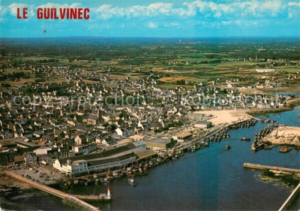 Le Guilvinec Vue generale aerienne