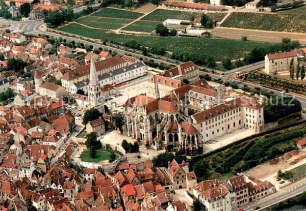 Auxerre 89 Musee Saint Germain Vue aerienne