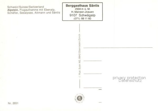 Schwaegalp AR Fliegeraufnahme mit Ebenalp Schäfler Se – Bild 2