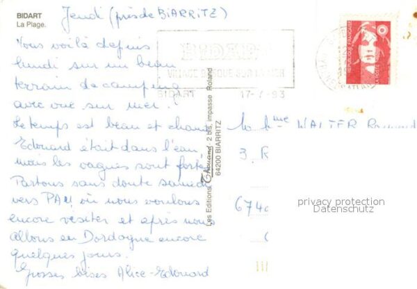 Bidart La Plage Fliegeraufnahme – Bild 2