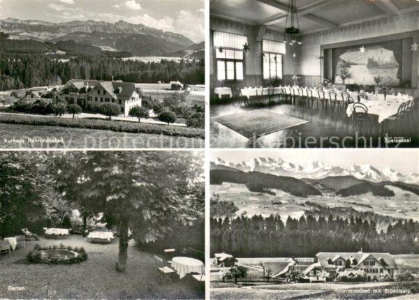 Heimenschwand BE Kurhaus Rohrimoosbad Speisesaal Garten