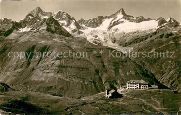 Zermatt VS Berghotel Riffelberg Obergabelhorn Zina