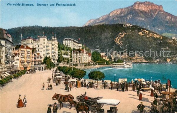 Brunnen SZ Uferstrasse am Vierwaldstättersee und F