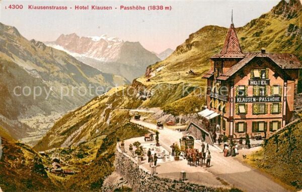 Klausen  UR Klausenstrasse Berghotel Klausen Passhö
