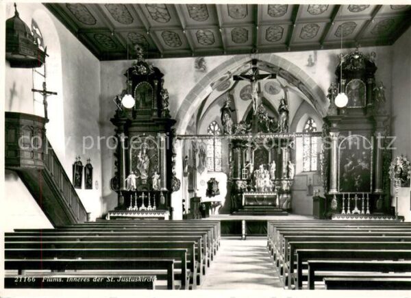 Flums  SG Inneres der St. Justuskirche