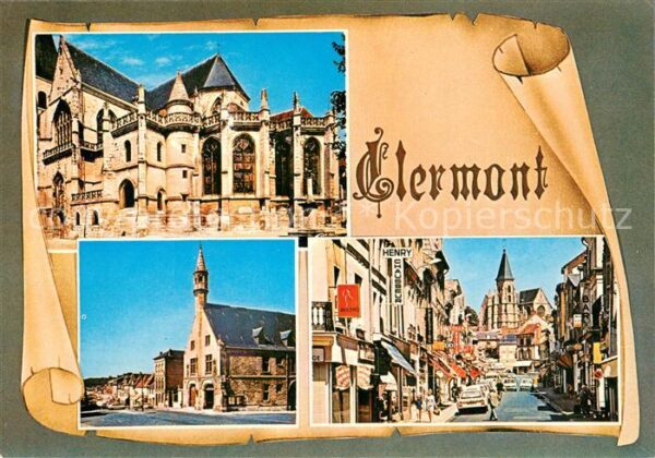 Clermont Oise 60 Motive Innenstadt Kirche
