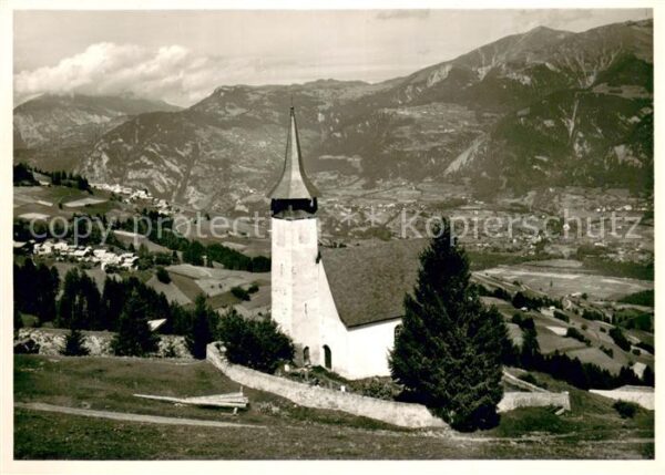 Flerden Kirche am Heinzenberg Blick gegen Porte