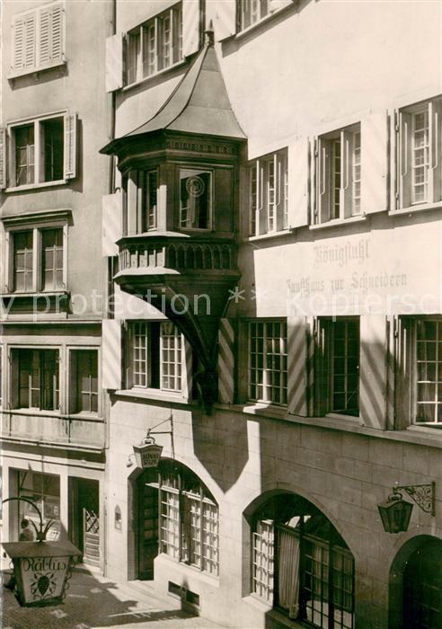 Zuerich ZH Königstuhl Zunfthaus zur Schneidern