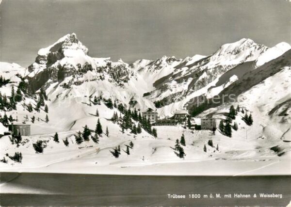 Truebsee OW mit Hahnen und Weissberg Winterlandscha