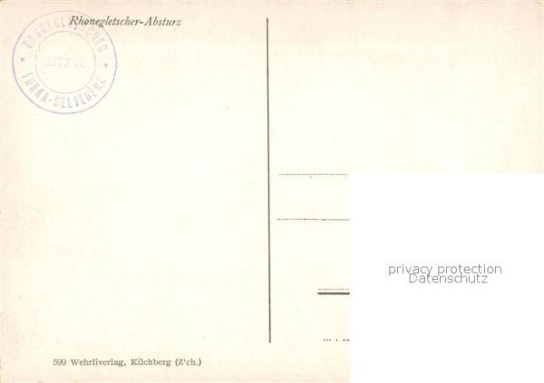 Rhonegletscher Glacier du Rhone Gletscher-Absturz Gebirgspanorama – Bild 2