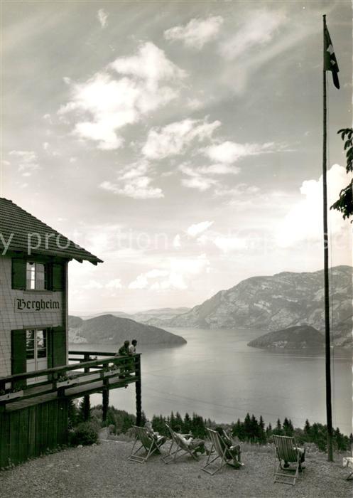 Beckenried Bergheim Blick auf Vierwaldstättersee