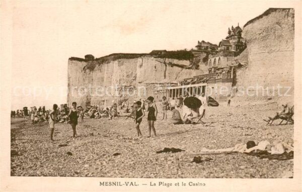 Mesnil-Val La plage et le casino