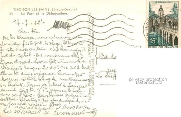 Thonon-les-Bains Le port et le débarcadère – Bild 2