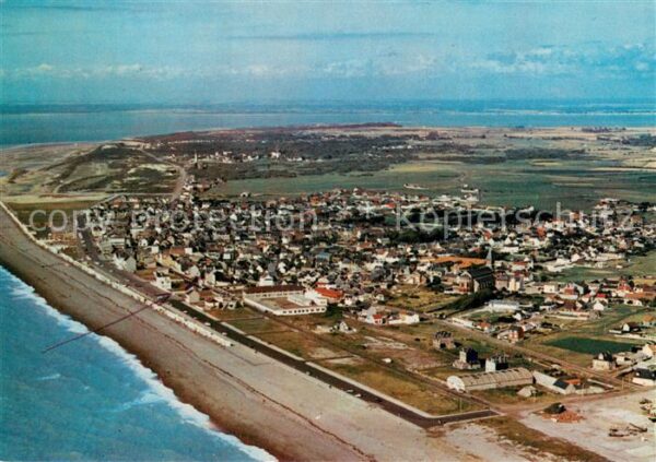 Cayeux 80-sur-Mer La Cote d’Opale Vue aerienne la Plage l