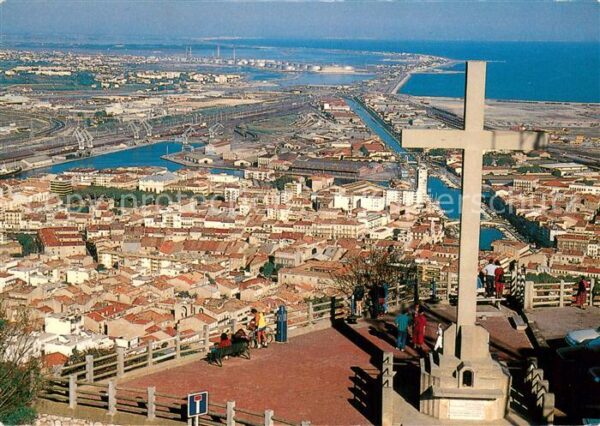 Sete Cette Vue aerienne du Mont Saint Clair