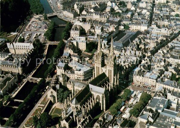 Quimper Cathedrale Place Saint Corentin Prefect