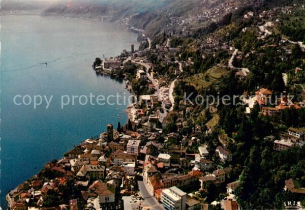 Brissago Lago Maggiore Fliegeraufnahme