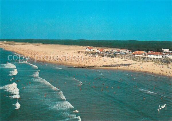 Mimizan Landes Vue aerienne de la Plage