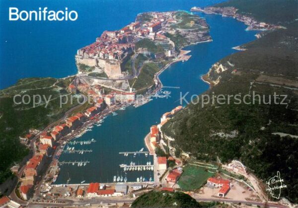 Bonifacio Corse du Sud Vue generale aerienne