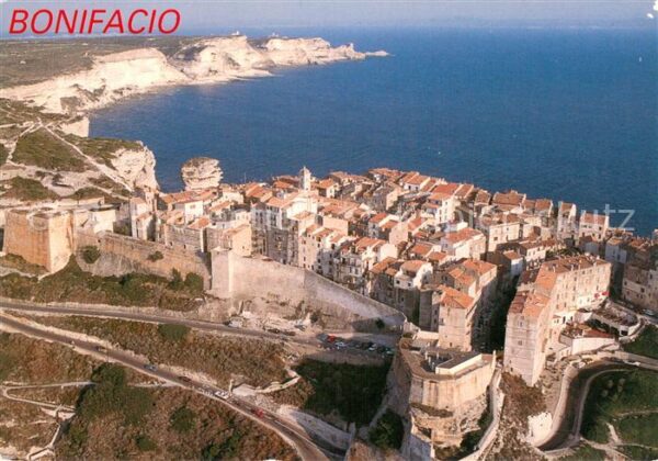 Bonifacio Corse du Sud La haute ville Vue aerienne