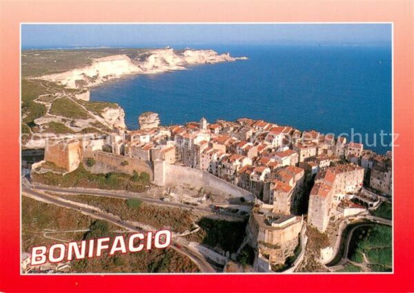 Bonifacio Corse du Sud La Haute Ville Vue aerienne