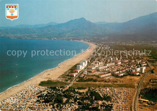 Argeles-sur-Mer Le Racou Vue generale aerienne