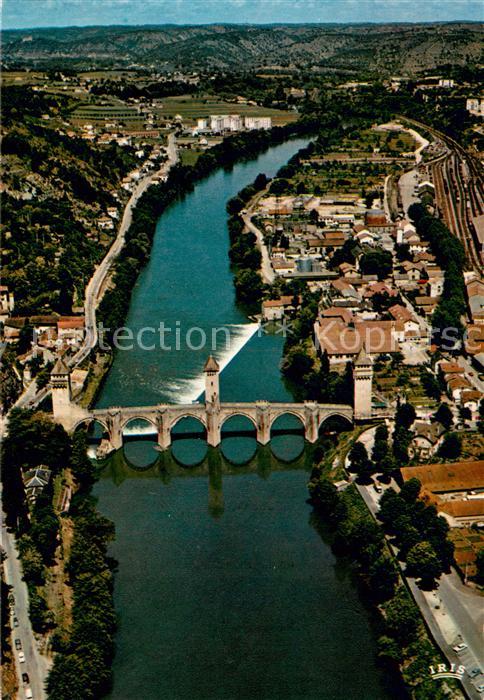 Cahors en Quercy La vallee du Lot et le pont Valentre ou