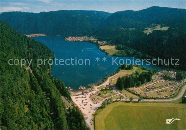 Xonrupt-Longemer Lac Longemer vue aérienne