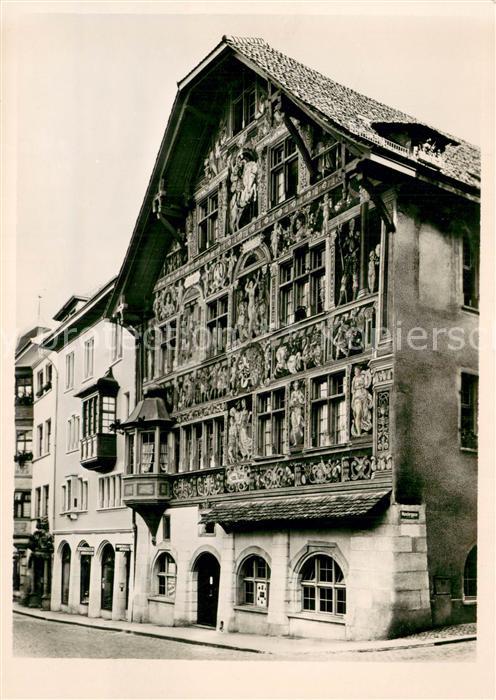 Schaffhausen  SH Haus zum Ritter Historisches Gebäude Fr
