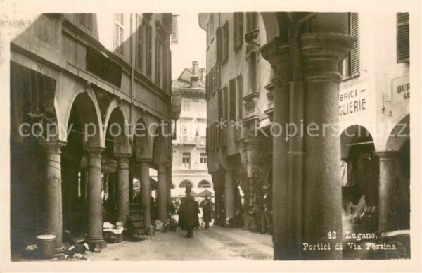 Lugano TI Portici di Via Pessina