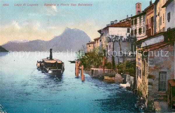 Gandria Lago di Lugano e Monte San Salvatore