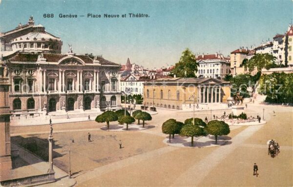 Geneve GE Place Neuve et Theatre