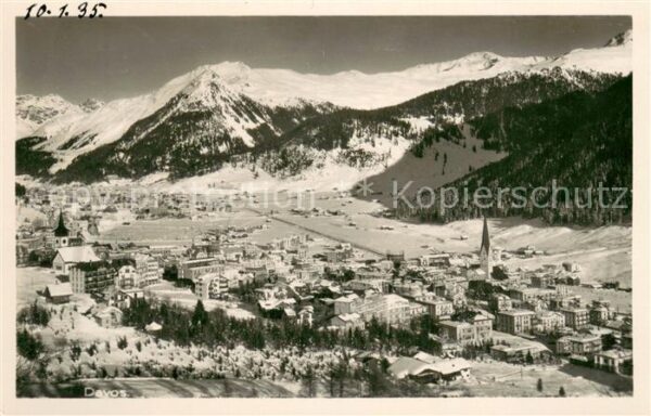 Davos GR Fliegeraufnahme