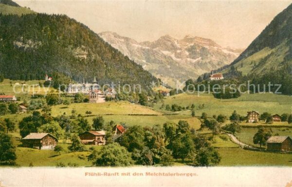 Fluehli Ranft mit den Melchtalerbergen