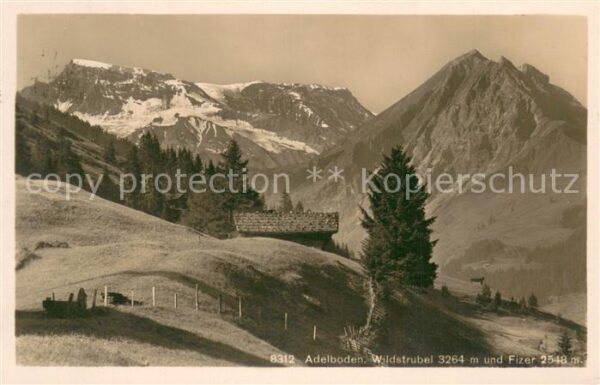 Adelboden mit Wildstrubel und Fizer
