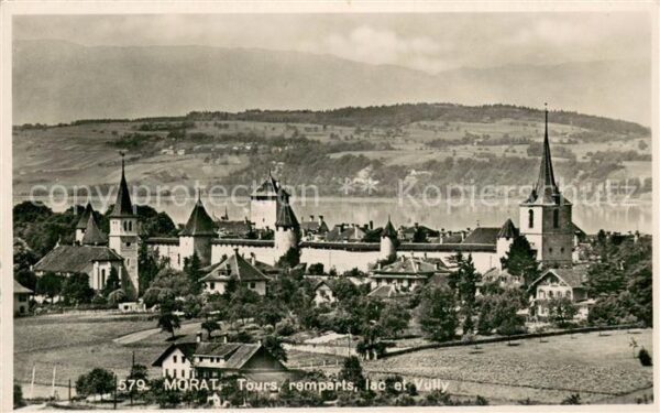 Morat Murten Tours remparts lac et Vully
