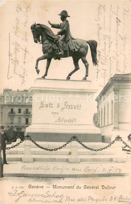 Geneve GE Monument du General Dufour