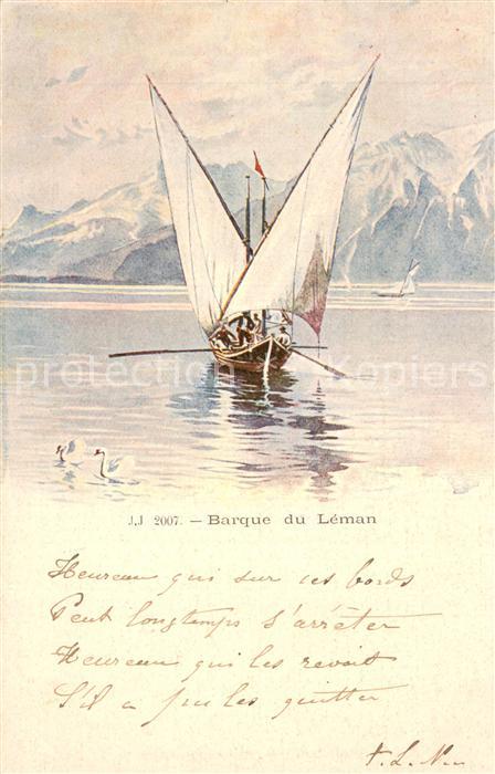 Lac Leman Genfersee GE Barque du Leman