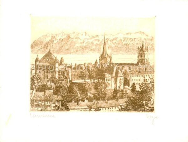 Lausanne VD Kirche Schloss