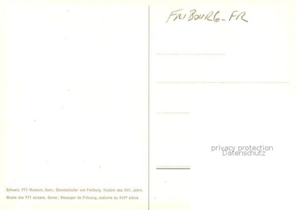 Bern BE PTT Museum Standesläufer von Freiburg K – Bild 2